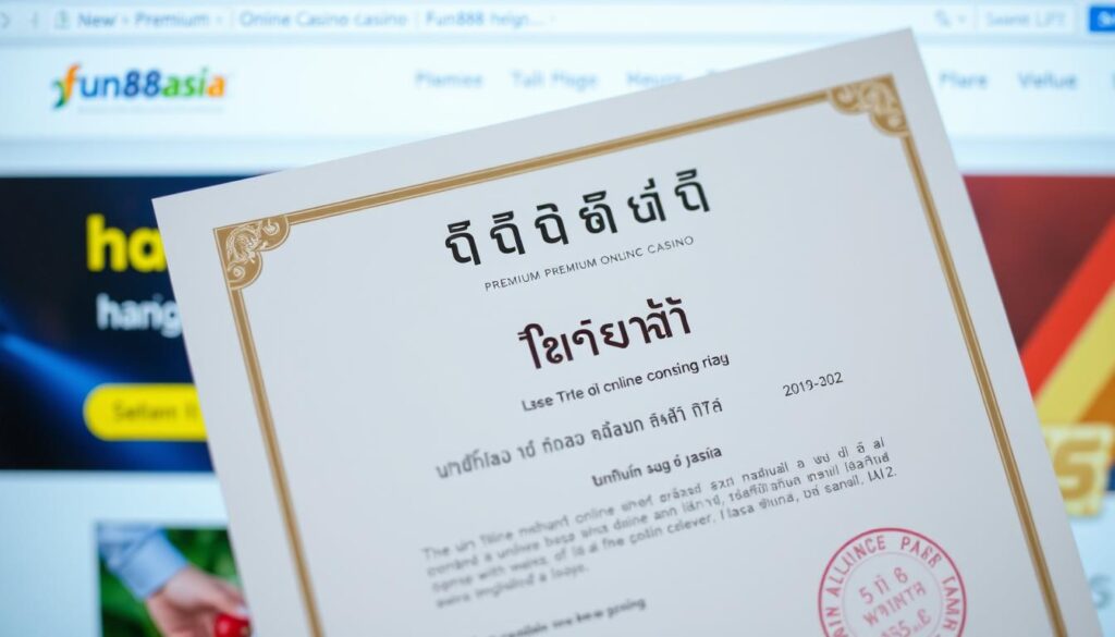 ใบอนุญาตคาสิโน