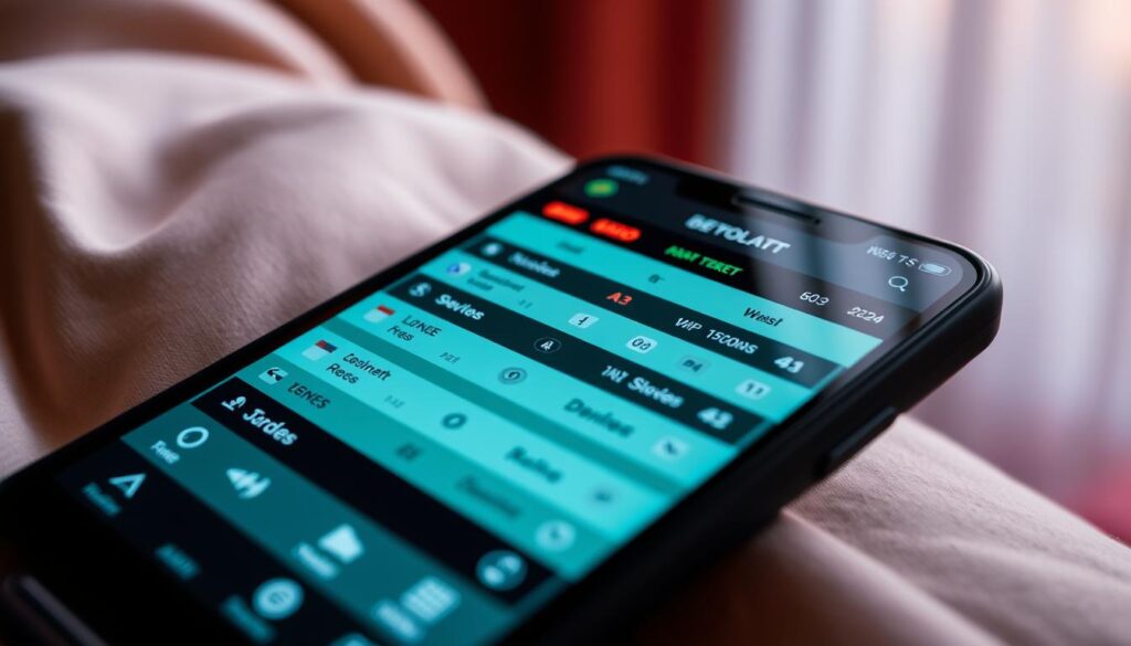 mobile betting real-time odds